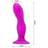 Pretty Love analinis dildo su realistišku siurbtuku, 16 cm