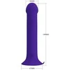 Pretty Love Led „PRETTY LOVE“ – „MURRAY YOUTH“ vibruojantis dildo ir įkraunamas violetinis