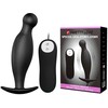 Pretty Love Silicone Intimate Plug 12-Mode Juodas Remote-Controlled