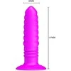 „Pretty Love“ analinis kaištis su vibracija, siurbtuku, 10 vibracijos režimų, 12 cm
