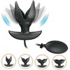 Pretty Love Bottom Pretty Love Inflatable Rechargeable Intimate Plug Juodas Silicone USB