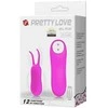 Pretty Love Masažuoklis klitoris zuikis su nubs pilotas