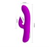 Pretty Love Masažuoklis Clitoris Sucking Vibrator 12 Modes 19cm