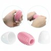 Pretty Love Male Rožinė Pretty Love Rožinė Double-Sided Intimate Egg - Reversible Stretch Sleeve TPR