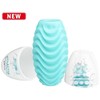 Pretty Love Male Pretty Love Turquoise Double-Sided Intimate Egg - Reversible, Stretchable TPR