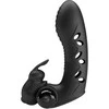 Pretty Love Vance Juodas Finger Vibrator Dual Motor Silicone Cover