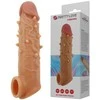 Pretty Love Male Pretty Love Osborn Silicone Extension Sleeve with Support Ring, Natural Tone