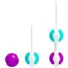 Rožinė Pretty Love Flirtation Deluxe Kegel Ball Set Silicone 30g/40g Rožinė