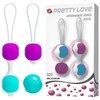 Rožinė Pretty Love Flirtation Deluxe Kegel Ball Set Silicone 30g/40g Rožinė