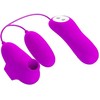 Pretty Love Vibrating Bullet &amp; Air Pulse Intimate Device, 12 Functions, Violetinė