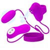 Pretty Love Vibrating Bullet &amp; Air Pulse Intimate Device, 12 Functions, Violetinė