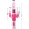 Baile Rotations Rožinė Baile Pretty Bunny Triple Rotator - Multi-Zone Vibrating System, Rožinė