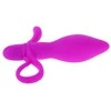 Pretty Love Flirtation „Pretty Love“ universalus vibruojantis analinis vaginalinis kamštis, 13 cm