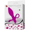 Pretty Love Flirtation „Pretty Love“ universalus vibruojantis analinis vaginalinis kamštis, 13 cm