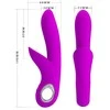 Pretty Love Vibrator daugiafunkcinis su klitorio masažuoklis 19c