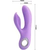 Pretty Love Vibratorius, skirtas g taško klitorio masažuokliui 17 cm USB