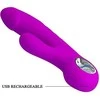 Pretty Love Vibratorius klitorio g taškui, 7 režimai, 19 cm, USB