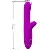 Vibratorius Pretty Love Bunny skirtas seksui G taške, 12 režimų, 22cm