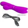 Pretty Love Clitoral Stimulator Vibrator Model 0602S Violetinė Silicone USB