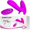Pretty Love Massager 12 Modes Wireless Remote Violetinė