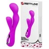 „Pretty Love“ vibratorius su klitorio masažuokliu, 19 cm, 10 režimų