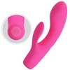 Vibratorius Pretty Love su klitorio masažuokliu ir 15 cm išsikišimais