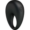 Pretty Love Male Pretty Love Trap Silicone Vibrating Ring Juodas - Adjustable Comfort Design