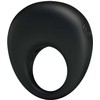 Pretty Love Male Pretty Love Trap Silicone Vibrating Ring Juodas - Adjustable Comfort Design