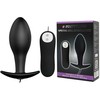 Pretty Love Bottom Pretty Love Anchor Shape Silicone Plug 12 Vibration Modes Juodas 85mm
