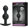 Pretty Love Svakom Weighted Double Silicone Plug with Internal Motion System Juodas