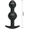 Pretty Love Svakom Weighted Double Silicone Plug with Internal Motion System Juodas