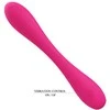 Pretty Love Bendable vibratorius dvigubas g taško klitoris 17cm