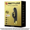 „Pretty Love Gold“ vibratorius su klitorio masažuokliu, USB, 19 cm