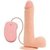 Real Rapture Mielas storas penio vibratorius siurbtukas nuotolinio valdymo pultelis 23cm