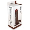 Real Rapture Perky penis su sėklidėmis vibratorius siurbtukas 25cm