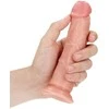 Realrock By Shots Realrock lenktas tikroviškas dildo su siurbtuku - 6"/ 15,5 cm