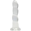 Realrock By Shots RealRock Crystal Clear Intimate Model 17 cm with Suction Cup Base