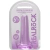 Realrock By Shots Realrock Dildo, mažas, lygus, su stipriu siurbtuku, 13,5 cm
