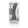 Realrock By Shots Realrock Didelis tikroviškas styguotas dildo siurbtukas 22,5 cm