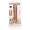 Realrock By Shots Realrock Didelis tikroviškas styguotas dildo su siurbtuku 28 cm