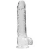 Realrock By Shots Realrock Big neperšlampamas varpos dildo stiprus siurbtukas 25cm