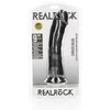 Realrock By Shots Realrock Juoda tikroviškas styguotas dildo siurbtukas 25 cm