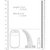 Realrock By Shots REALROCK Crystal Clear Intimate Machine with Suction Cup 11.5cm Transparent