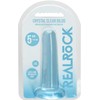 Realrock By Shots REALROCK Crystal Clear Intimate Machine 13.5 cm with Suction Base Transparent