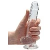 Realrock By Shots Realrock Skaidrus guminis dildo tiesiu kotu, 19 cm