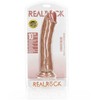 Realrock By Shots RealRock Curved Silicone Model with Suction Cup 25.5 cm - Skin Tone