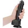 Realrock By Shots Realrock Silicone styginis dildo su siurbtuku 23 cm