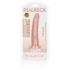 Realrock By Shots Realrock Slim Realistic Dildo su siurbtuku - 6"/ 15,5 cm