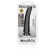 Realrock By Shots Realrock Slim Realistic Dildo su siurbtuku - 7"/ 18 cm