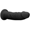 Realrock By Shots REALROCK Ultra Silicone Model 15 cm Thermo Reactive, Suction Cup, Juodas